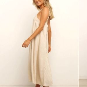 This Is April Beige Midi Dress O/S